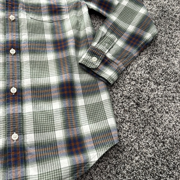 Like New Janie & Jack Plaid Button Down Shirt Size 8 - Picture 4 of 7